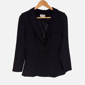 Cartier Uniformes Women's Size 32 Black Blazer Suit Jacket Business Office